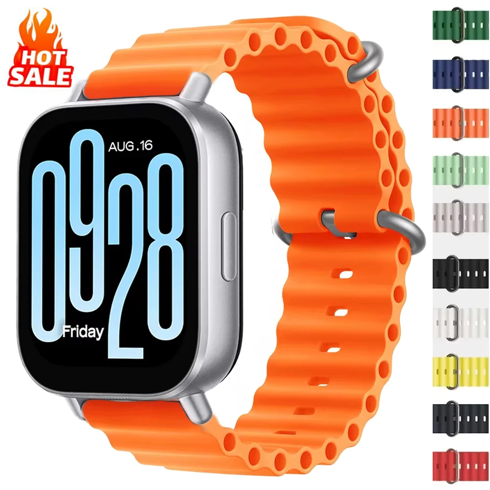 22mm Soft Silicone Watchband For Xiaomi Redmi Watch 5 Active/5 Lite Breathable Sports Strap For Redmi Watch 3 Active/3 Lite Band