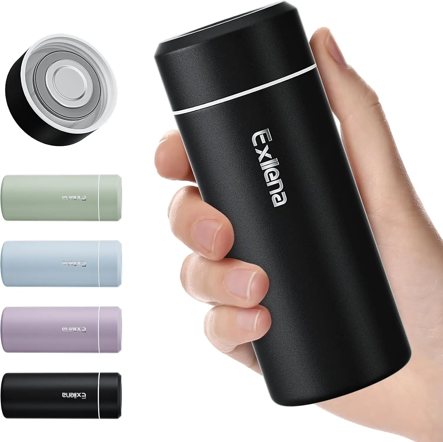 

Upgraded Mini Insulated Water Bottle 8oz/250ml for Hot & Cold Drinks, Travel-Friendly and Leak-Proof