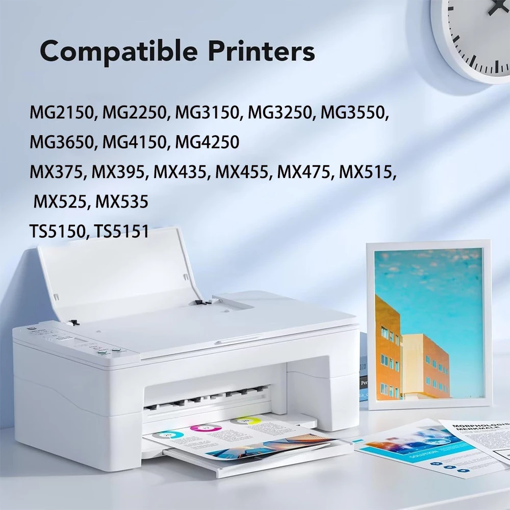 for Canon 540 PG540 CL541 Smart Refill Ink Cartridge for Pixma MX375 MX395 MX435 MX455 MG3150, MG3250, MG3550 Printer
