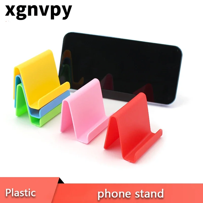 xgnvpyMini Universal Phone Holder & Stand  Portable Candy-Colored Desk Mount, Perfect for Smartphone Display on Table or Desktop