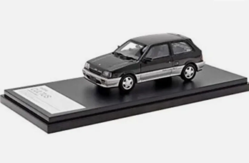 Hi Story 1 43 Suzuki Swift Modelo de carro canhão pequeno Suzuki Cultus GTi Preto Prata