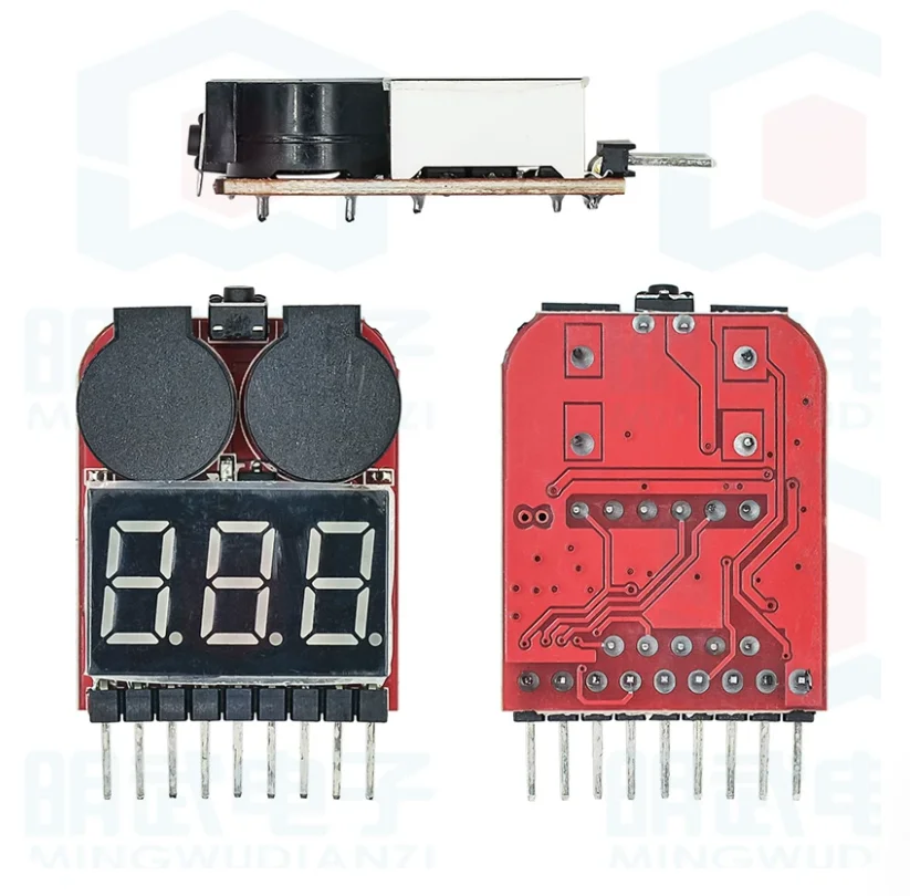 electric display/dual Function Buzzer 1-8S New two-in-one Battery indicator/BB Sound Low voltage/alarm/