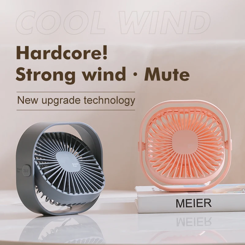 New desktop small fan usb mini small electric fan silent super quiet office desk home student dormitory silent cooling artifact