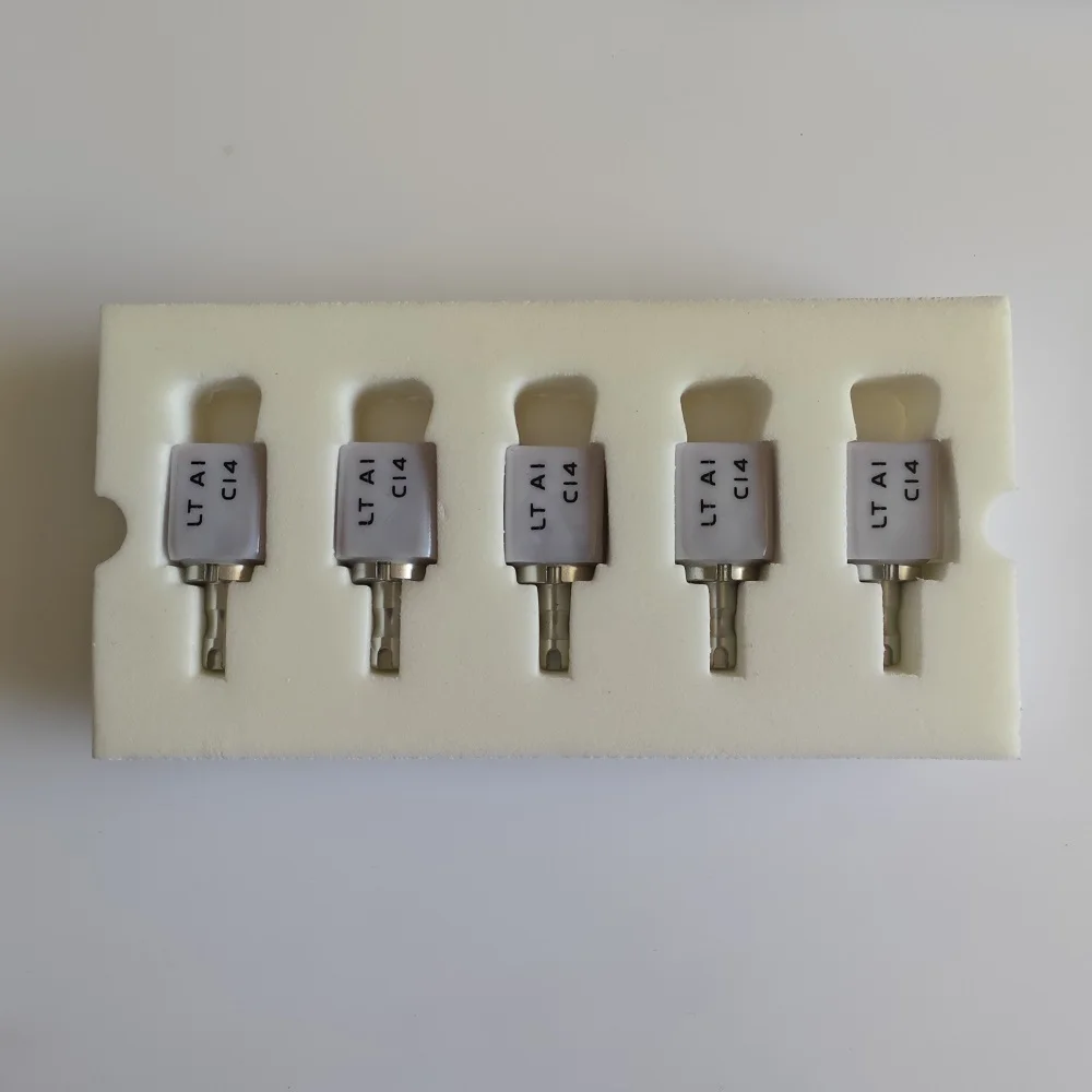 5PCS Cerec Lithium Disilicate Glass-Ceramic Blocks For Laboratory / Dentist