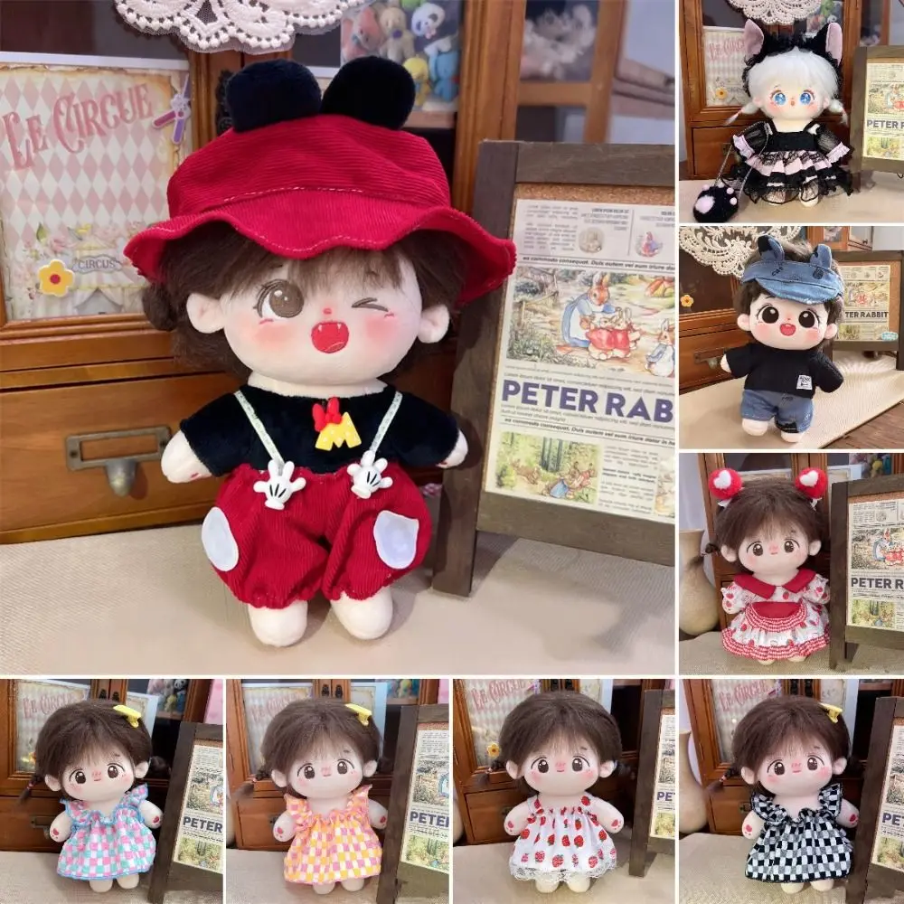 20CM vestiti per bambole Lolita Maid abbigliamento Multicolor Doll Cap Dress Set change Dressing Game Playing House vestito in miniatura