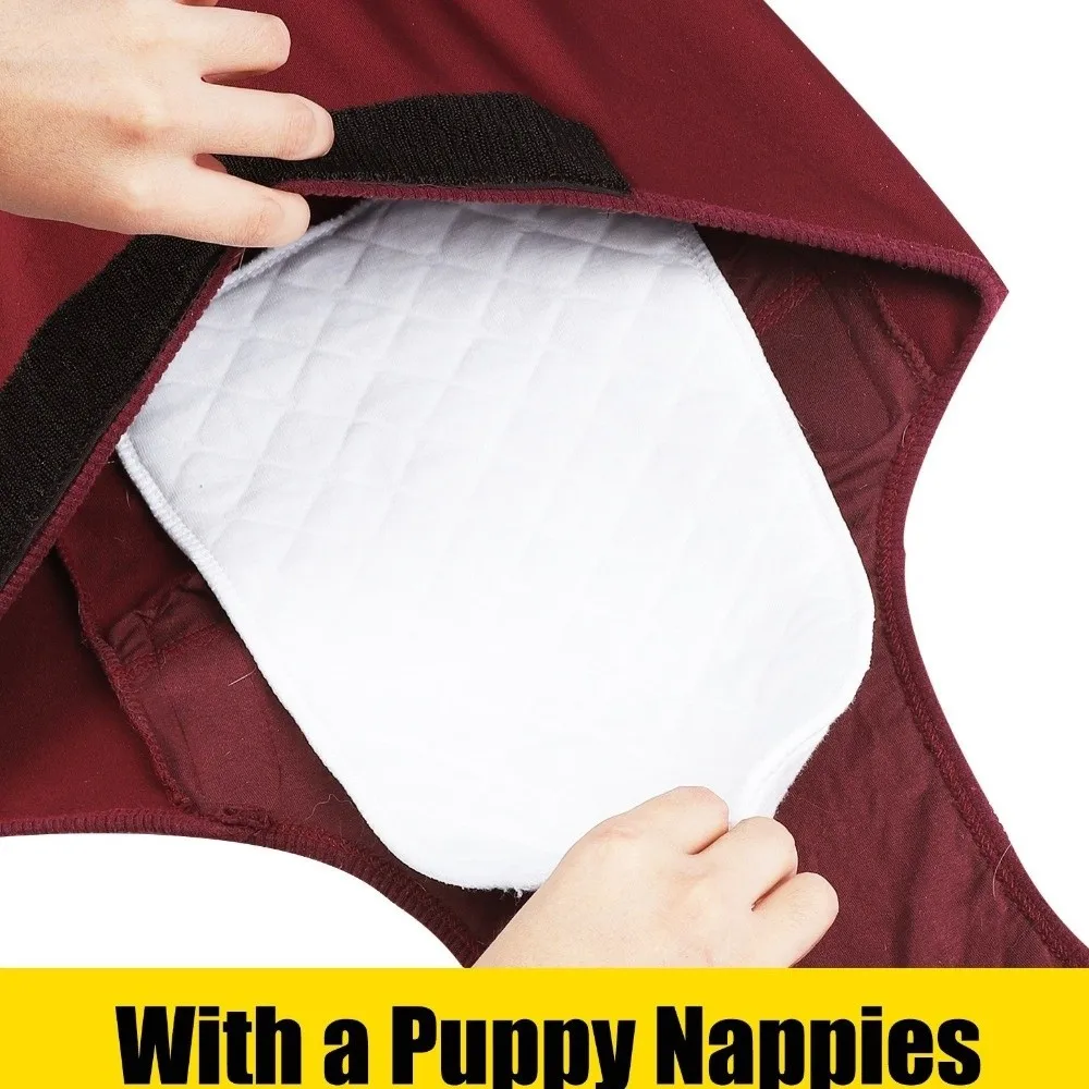 Elastic Dog Recovery Suit Washable Comfortable Dog Physiological Pants Breathable Adjustable Prevent Licking Clothes