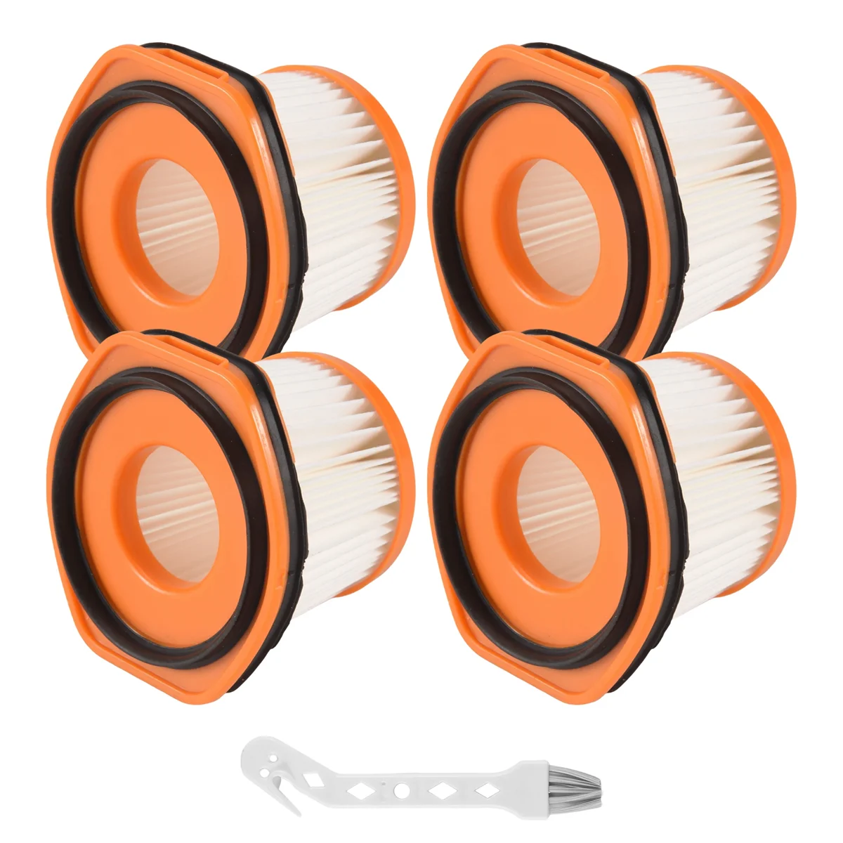 Wandvac 시스템용 CLIM 4팩 교체용 진공 필터 WV360 WS620 WS630 WS632 WS632BLBRN WS632GDBRN, 부품 XFFWV360