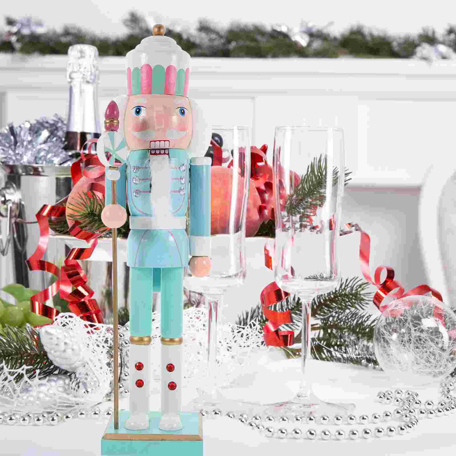 

Xmas Nutcracker Ornament Outdoor Decorations Bathroom Christmas Desktop Enchanted