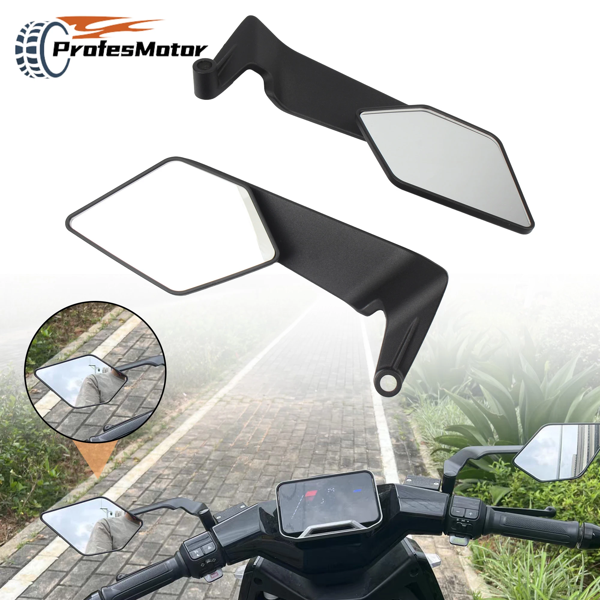 

Motorcycle Side Mirrors Rotatable Rearview Mirror For Yamaha Kawasaki Honda ADV350 ADV NSS 350 X-ADV 750 Motobike Modified Parts
