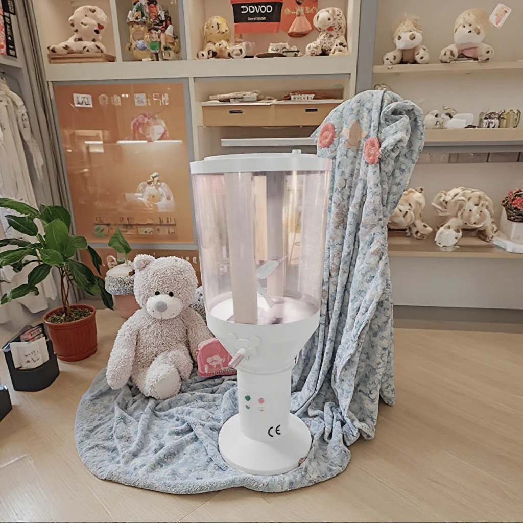 Children's Plush Toy Stuffing Machine with Motor Core Component Durable Design Polyester Fiber 220V/110V 1 Year Warranty