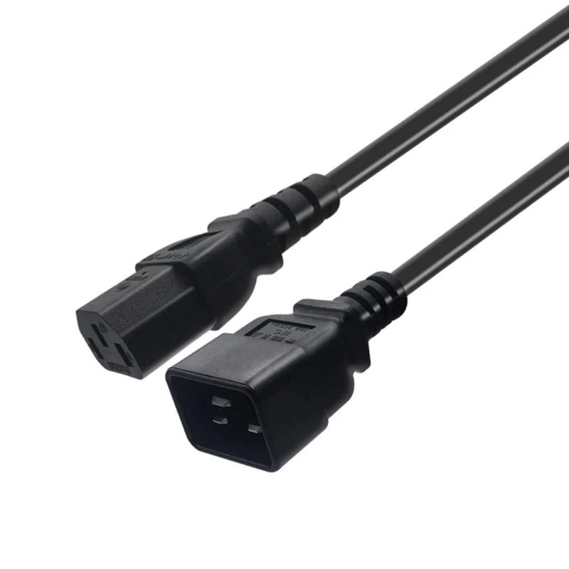 E56B Practical Cord Lightweight Power Adapters Male to Female Power Cord Practical Power Cable Plastic Cord for 16A Gadget