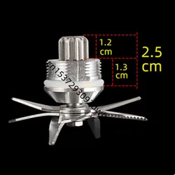 767 in acciaio inossidabile spremiagrumi ghiaccio frantoio lame frullatore temprato sei miscelazione taglio 8 lama coltelli coltello per macchina universale 2L