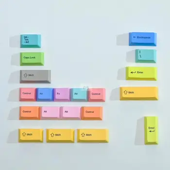1 sada doplňkových barevných kláves PBT Dye Sub krytky kláves 1,5U Ctrl Alt 1,75U 2U Shift Icon pro MX spínače Cherry profil 8 nejlepší prodej Krytka klávesy Shift 1,75u - №5