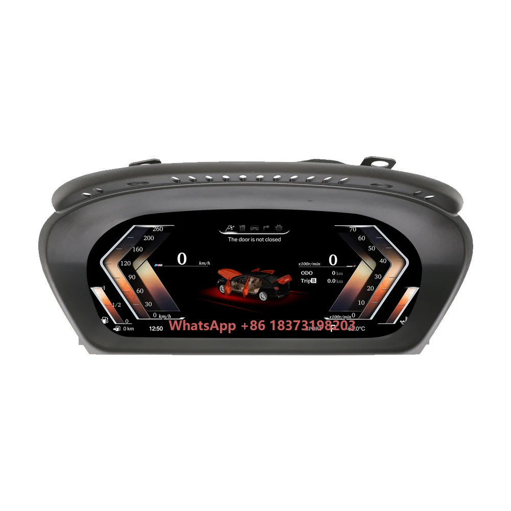 

12.3Inch Car LCD Digital Dashboard Cluster for E70 X5 E71 X6 2007-2013 CCC CIC Instrument Panel Speedometer Virtual Cockpit