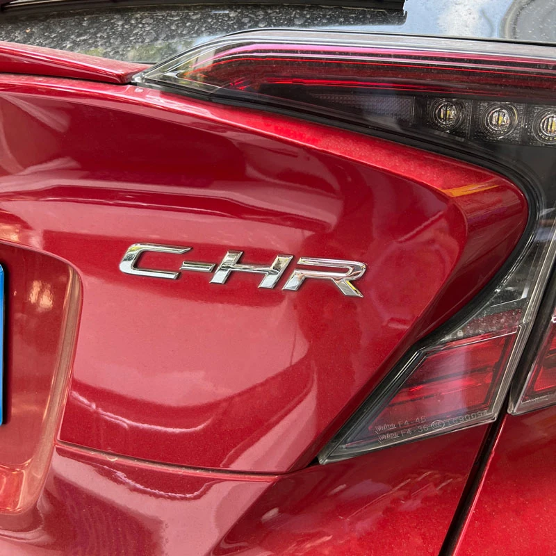 3D ABS (Plastic) C-HR Letter Logo Car Rear Tail Trunk Emblem
