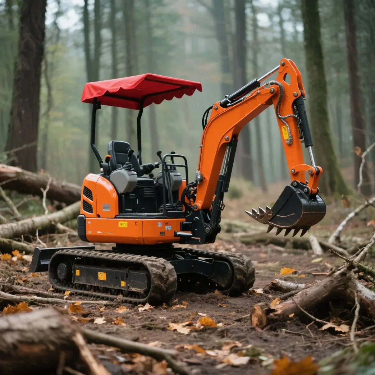

Compact hydraulic excavator for urban construction site leveling and road repair sold for customization