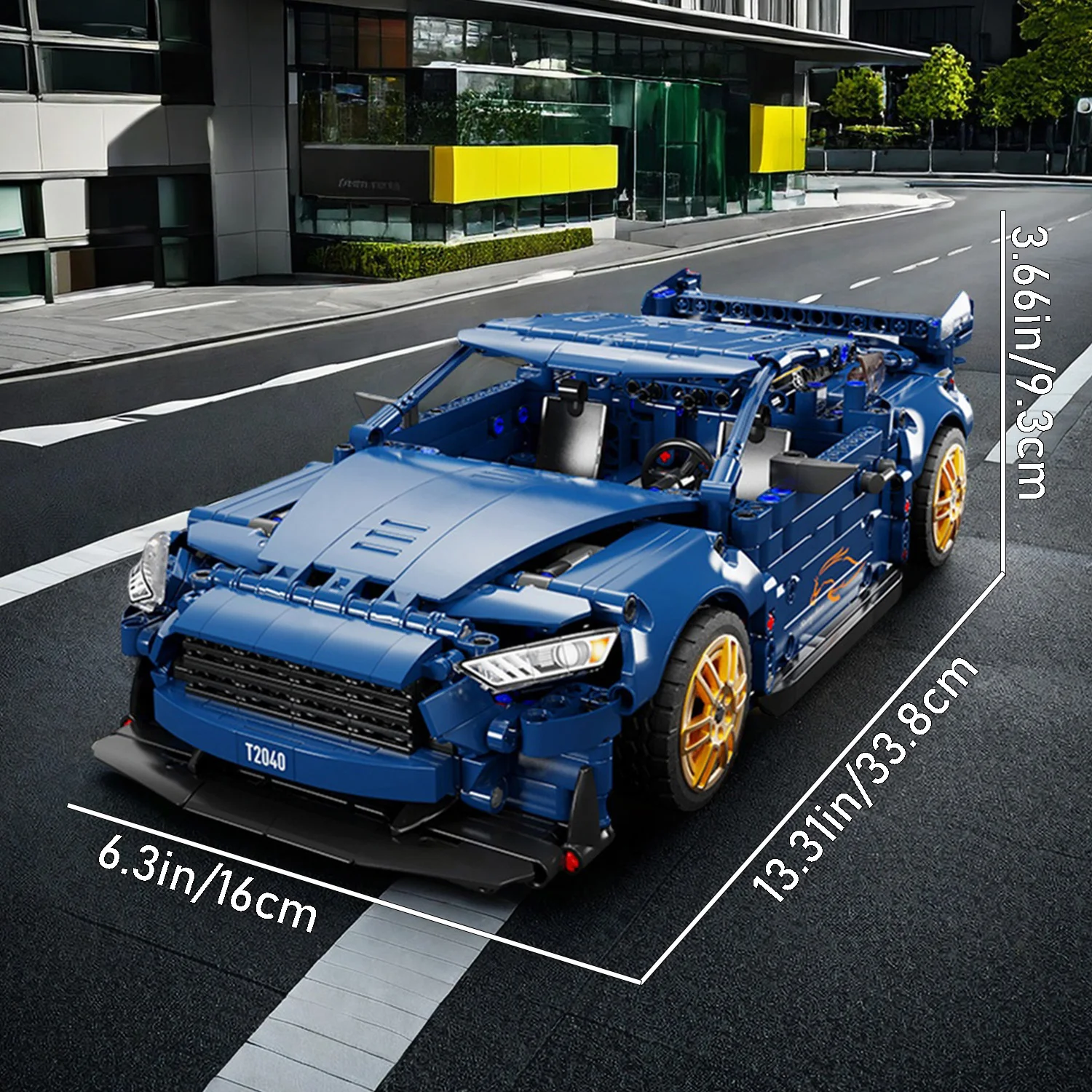 1360 قطعة سباق السيارات التقنية الرياضية اللبنات مجموعات الالعاب تجميع لغز نموذج الطوب الإبداعية مكتب عرض الهدايا #2