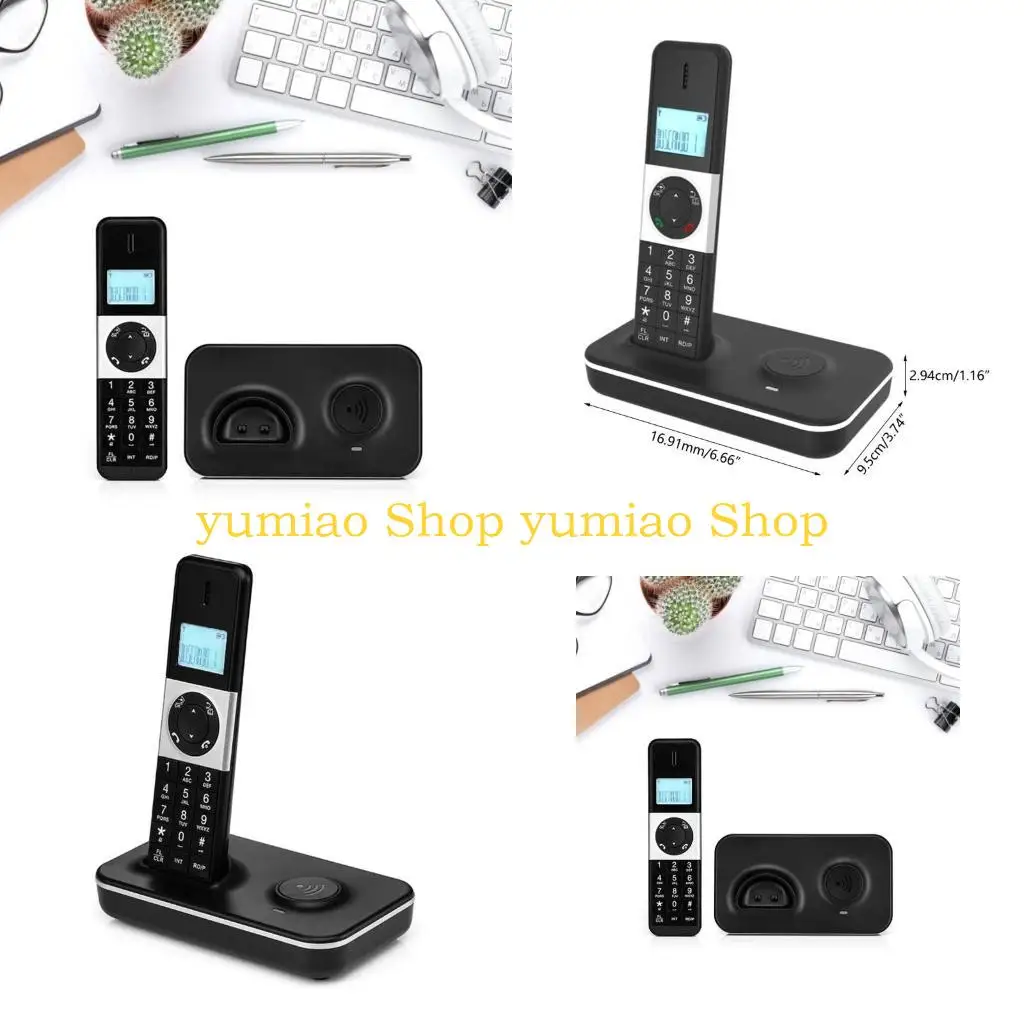 587B D1002 Digital Cordless Phone Caller Display Home Telephone