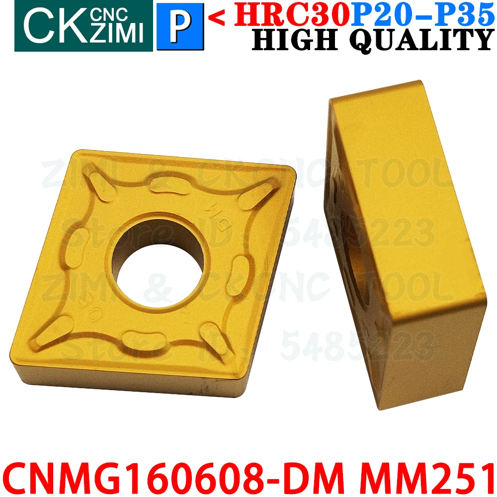 CNMG160608-DM MM251 CNMG160608 DM MM251 超硬インサート外部旋削インサート工具 CNMG542 CNMG1606 CNMG 1606 DM CNC機械金属旋盤旋削切削工具