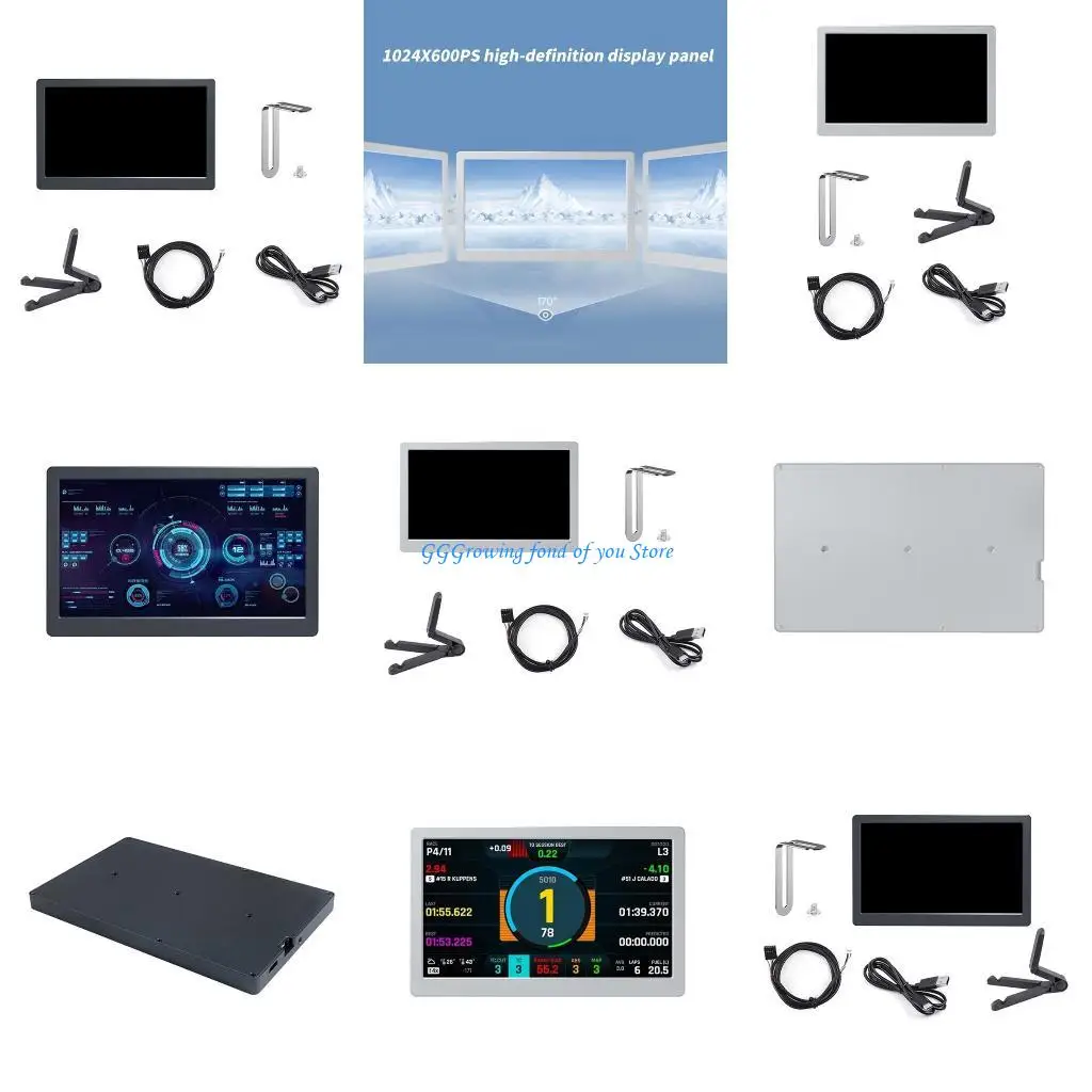 

H9EB Desktop 7" IPS Display 1024x600 for Efficient Multiple Tasks and Entertainment