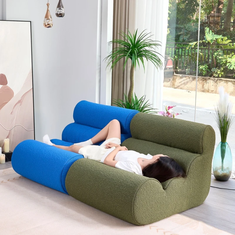 

Lazy sofa tatami single chair Nordic designer leisure chair living room compression sofa