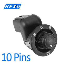 Rearview Mirror Control Switch Knob With 10 Pins For Renault Clio 3 Mk3 Laguna 2 Scenic Megane 2 Kangoo 2007-2017 8200676533