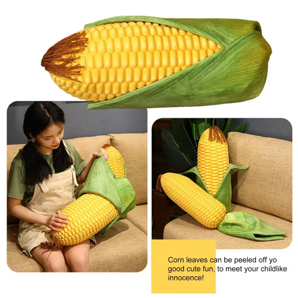 Plush Throw Pillow  Soft Plushie Realistic  Plush Corn Pillow Stuffed Doll Pillow Toy Birthday Gift