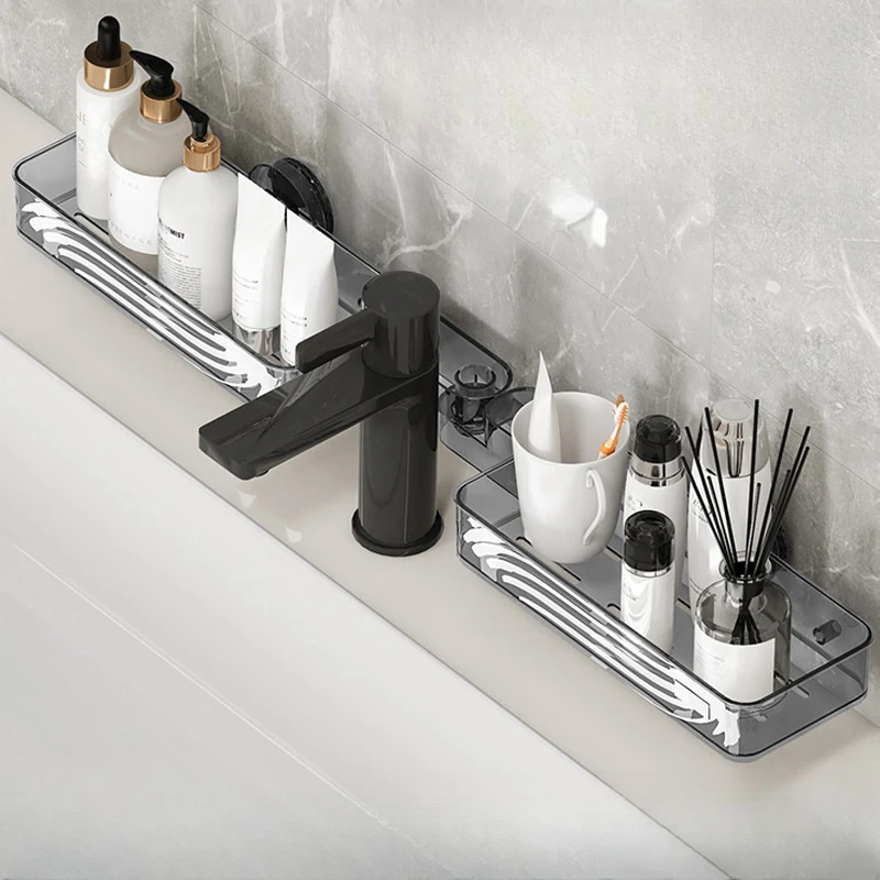 

Bathroom Kitchen Punch Corner Frame Shower Shelf Wrought Iron Shampoo Storage Rack Holder With Suction Cup Bathroom Accessories