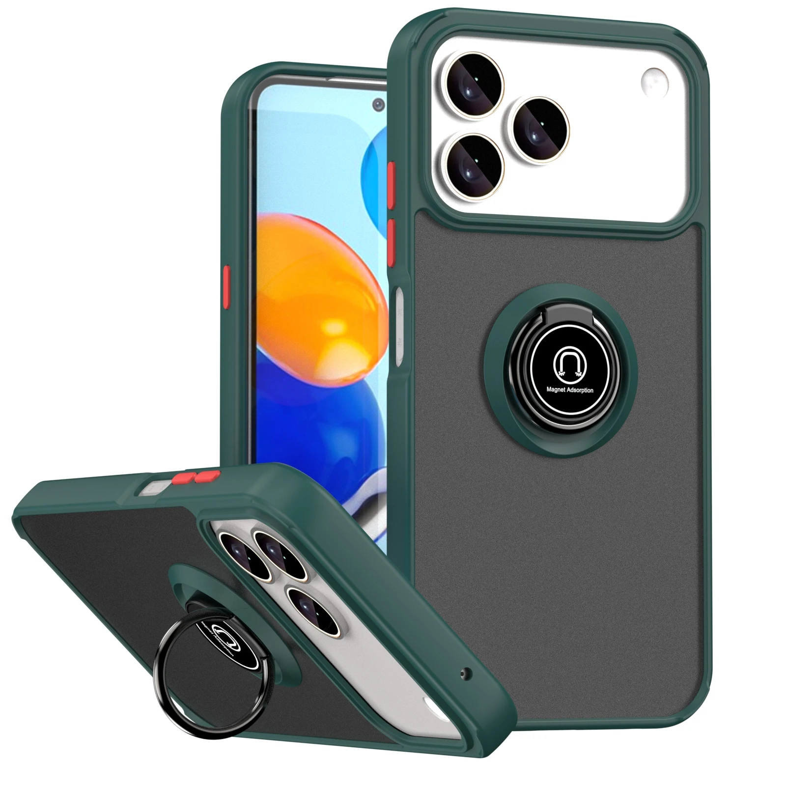 Funda con Soporte Giratorio de 360 Grados para ZTE Blade V80 Vita, Funda Magnética para Vehículo, Fundas para ZTE Blade V80 Pro, Fundas para ZTE Blade V60 V70 Max