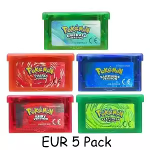 USA/EUR/ESP/ITA/NOE/FRA Pokemon Series Video Game Cartridge Pokemon Emerald FireRed LeafGreen Ruby Sapphire for GBA - Image 27