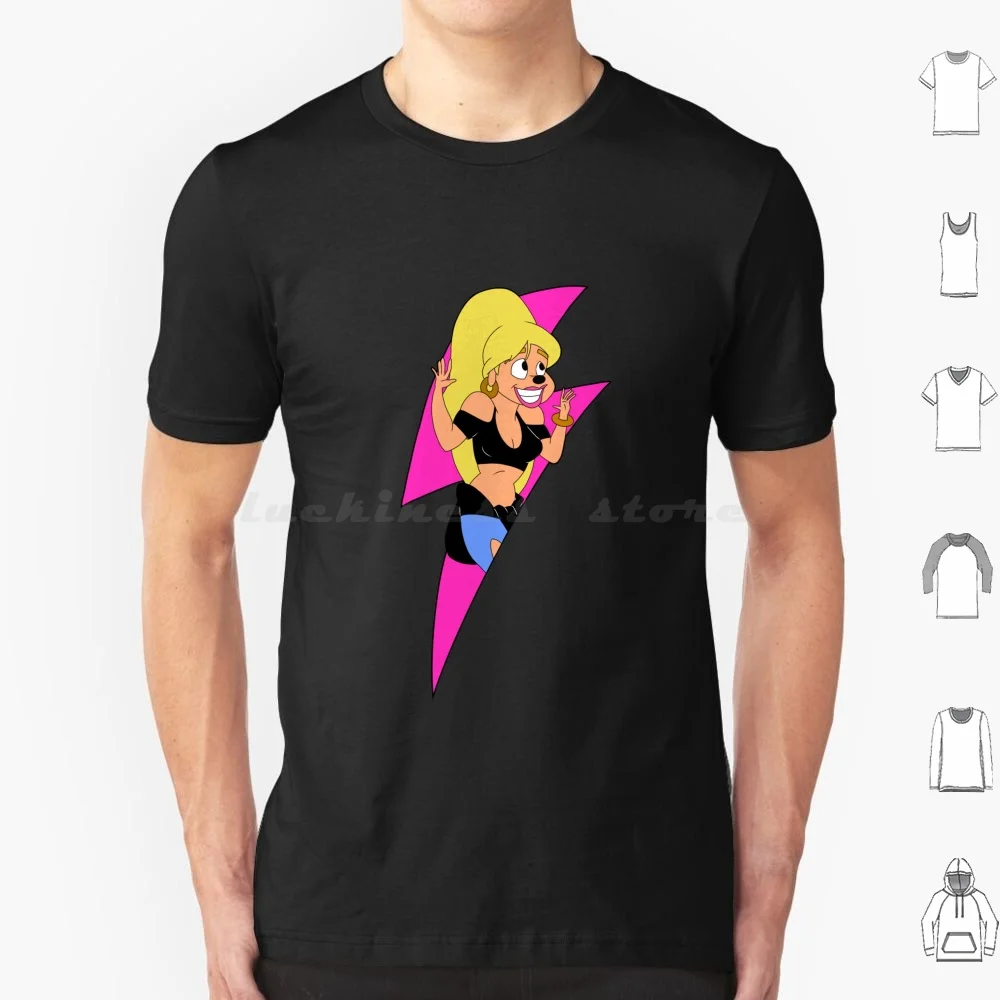 A Movie Lisa T Shirt Cotton Men Women DIY Print A Movie Max Roxanne Pink Lightning Bolt Retro Throwback 90s Blonde Blond