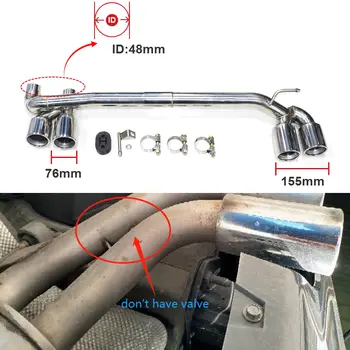 適用於BMWB48 F30 F31 320i 328i 330i M Sport藍色汽車排氣管消音器尾嘴,適用於2017 2018 2019款3系 12 最佳銷售 f30排氣 - №11