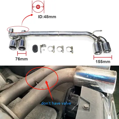 Exhaust Muffler Tip For B48 BMW F30 F31 320i 328i 330i M Sport Blue Car Exhaust Pipe Muffler Tip For 3 Series 2017 2018 2019 12 best sales f30 exhaust - №11