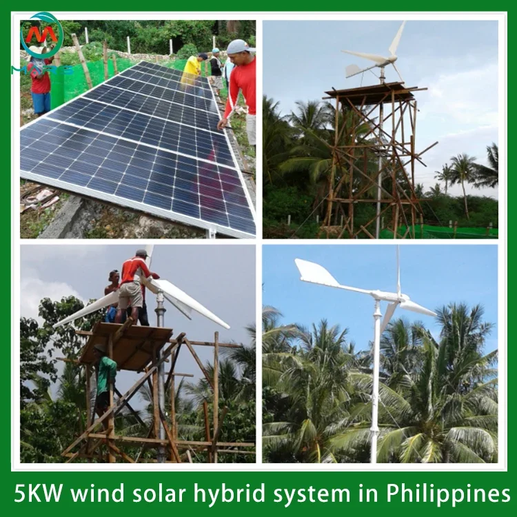 Wind Solar Hybrid Power System 10 KW Generator 5kw 10KW Wind Turbine 5 Kw