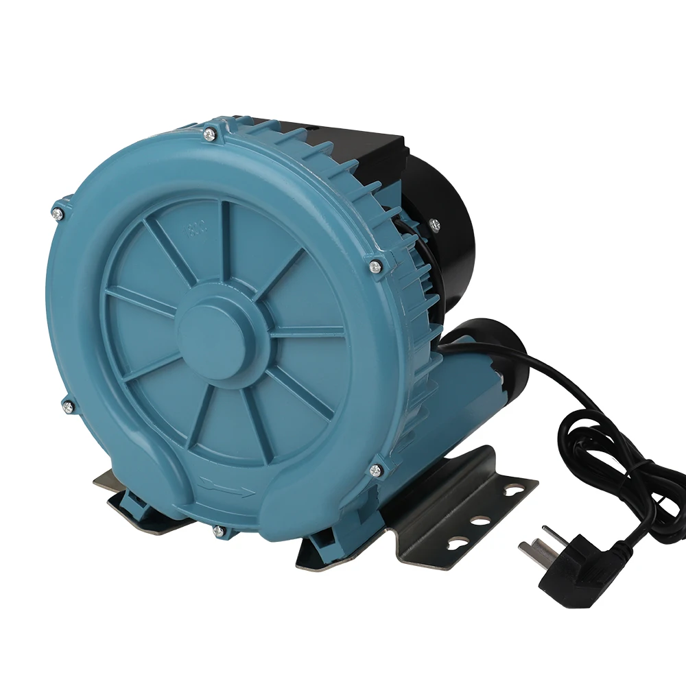 120W High-Power Aquarium Air Pump -Vortex Blower Aerator w/ Adjustable Flow for Seafood Pond Breeding Pump Centrifugal Turbine