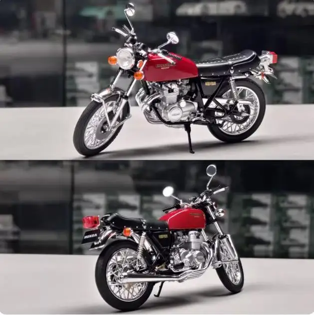 

1/12 New Arrival Special Price Diecast Metal Japanese Classic CB400 Retro Motorcycle Model Furniture Display Collection Toys