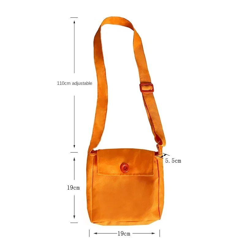 Designer Luxury  Women Bag 2024 Little Witch Kiki Bag Orange Crossbody Bag Adjustable Postman Bag Handbags for Women