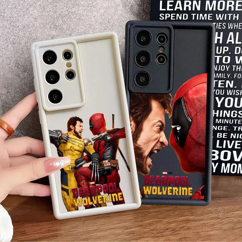 Marvel New Mutant Deadpool Phone case for Samsung Galaxy S24 S22 S21 Ultra A13 cases S20 FE S23 S24plus S21fe 12C fundas Cover