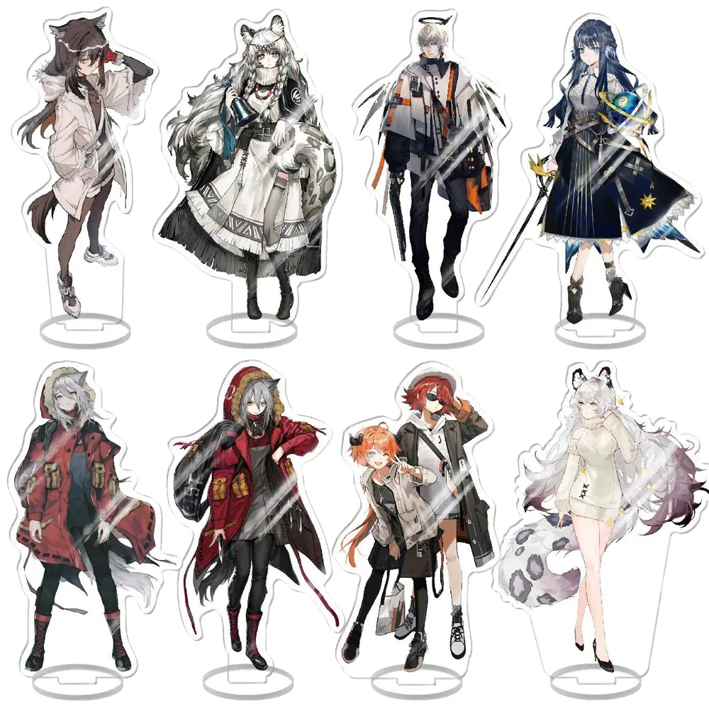 

Anime Arknights Acrylic Stand Model Figures Amiya Frostnova Texas Mephisto Faust Game Cosplay Desk Decor Model Xmas Fans Gifts