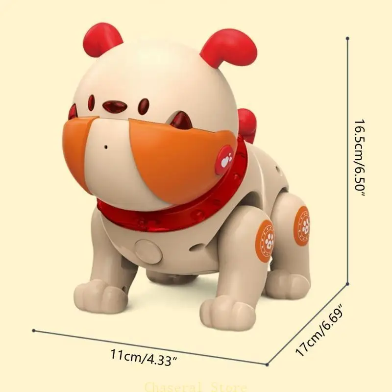 E7ce Children Electric Dance Puppy Music Toy Sound Robot Toy Interactive Robot Robot Gifts voor 1-3 jaar oude baby