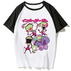 Invader Zim t-shirts women Y2K Japanese streetwear t-shirts girl graphic clothing