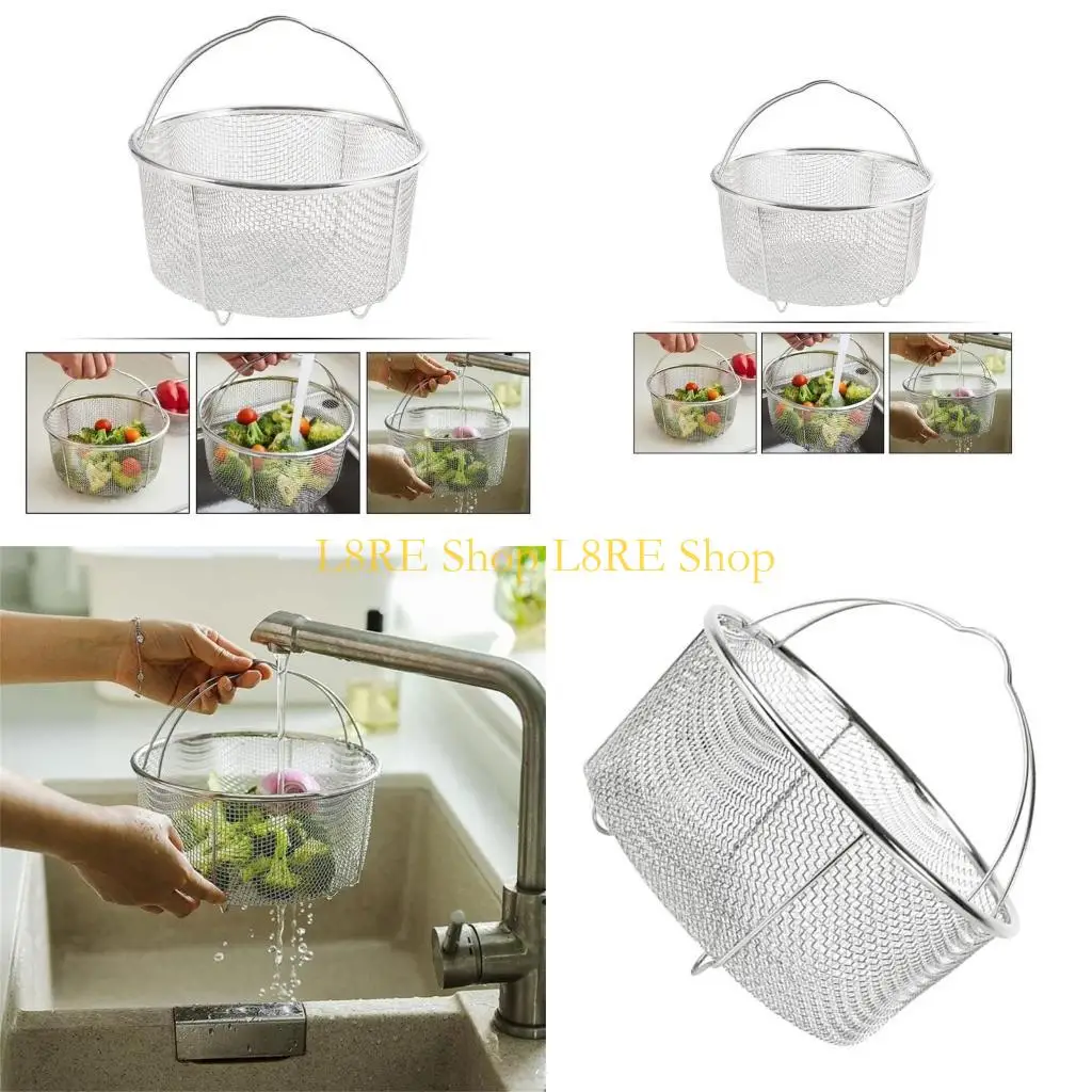L8RE FRIRING SIETH Multi -функциональная корзина для корзины для корзины с ручкой для еды
