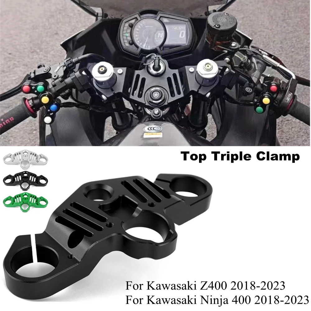 

2028-2023 Top Triple Clamp Motorcycle Upper Fork Holder Panel For Kawasaki Z400 Z 400 Ninja 400