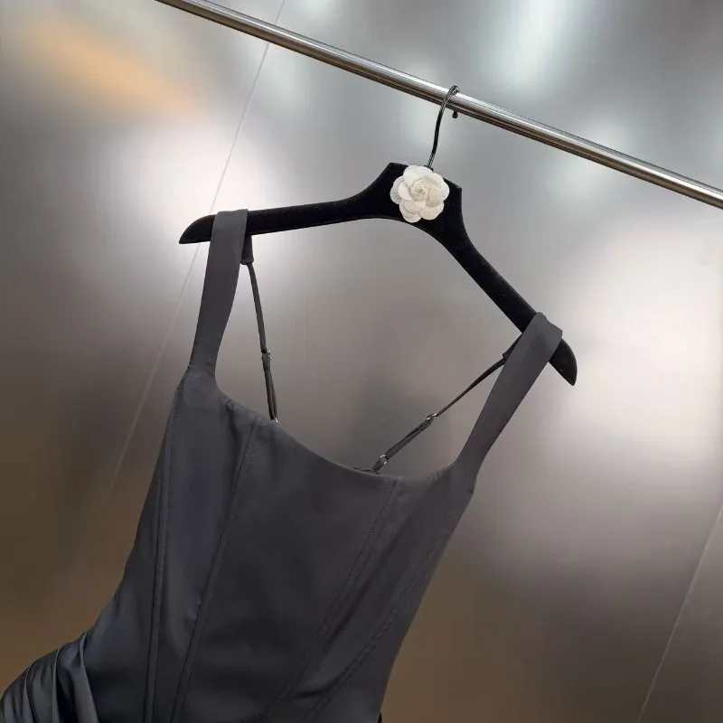 Damen Satin Korsett Party Minikleid mit geraffter Taille, figurbetontes Cocktail-Kurzkleid, elegantes Ins-Nachtclub-Date-Slip-Gästekleid – Detail 33