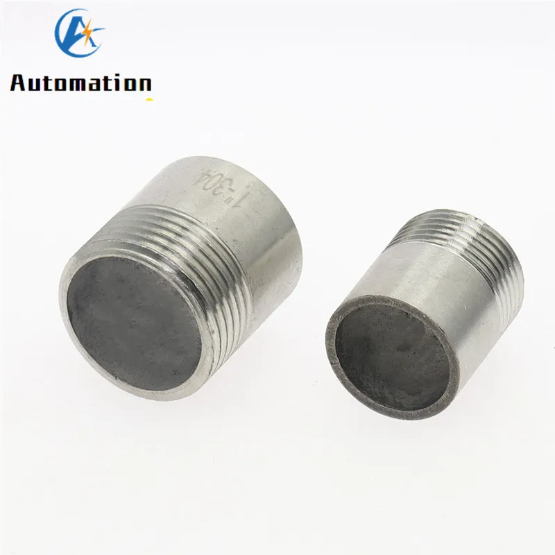 Accesorios de tubería roscada macho, adaptador de conector SS304 de acero inoxidable, conexión de agua, 1/8 \
