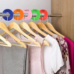 10Pcs Clothing Size Dividers Round Hangers Closet Dividers Blank Size Marking Ring Convenient Garment Tag DIY Clothes Accessorie