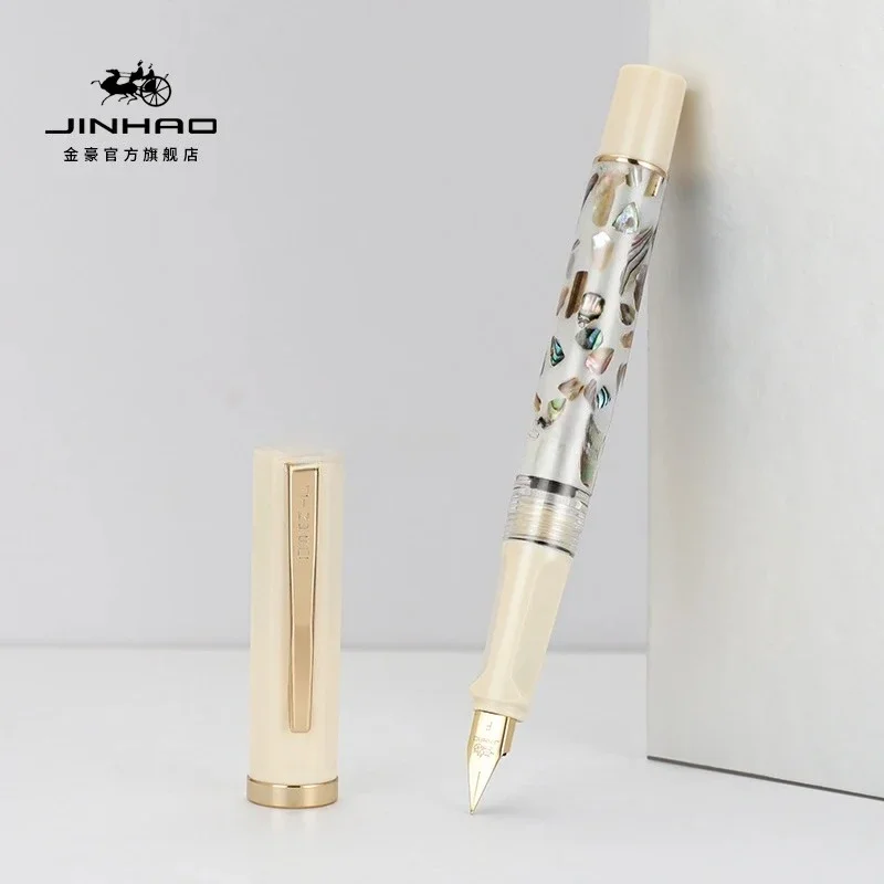 

New JINHAO 58 Resin Fountain Pen Luxury F EF Nib Writing Ink Pen Elegant Calligraphy Ink Pens Office School Supplies Stationery