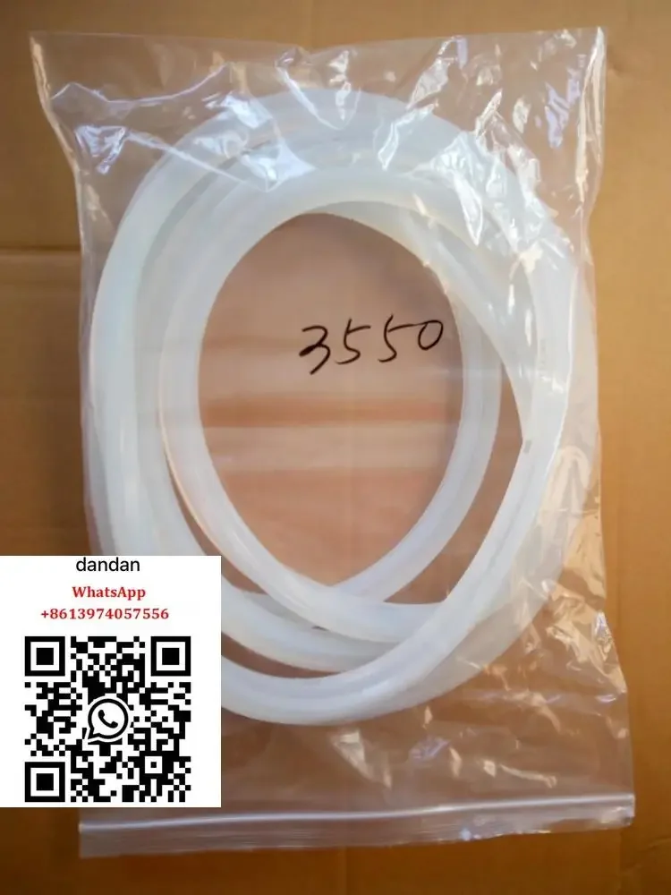 Shandong Pulse Vacuum Sterilizer 3550 Transparent Door Rubber Strip 3600 Sterilization Cabinet Milk White Square Sealing Strip