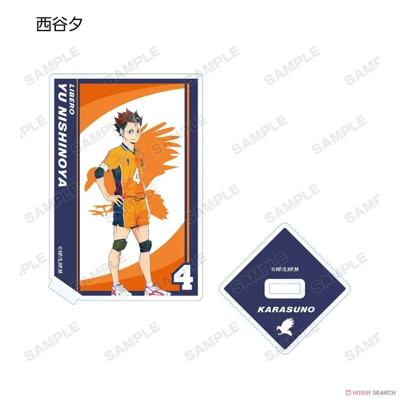 Nowy Haikyuu!! Figurka akrylowa Tobio Kageyama Hinata Shoyo Anime Gadżet Modny Wyjątkowy Ozdoba na Biurko Prezent