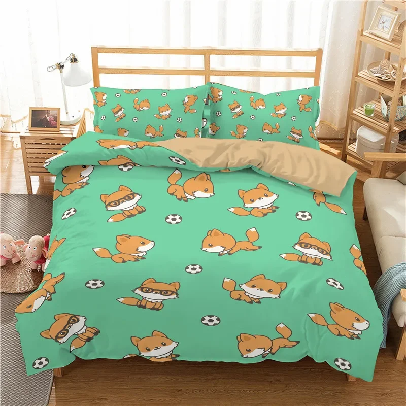 

Print Pet Dog Bedclothes For Girl Boy Twin Single140x210cm Cute Bedding Sets Full Size Bed Linens Duvet Cover Sets Dropshipping